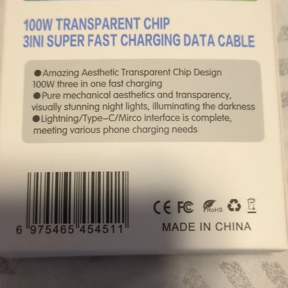 Charging cable